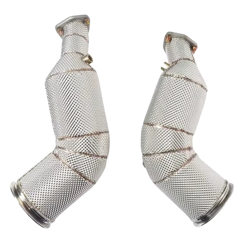Echappement Downpipe Audi RSQ8 SQ8 SQ7 V8 4.0T - vue arrière - Becquet Voiture