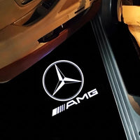 Éclairage bas de porte Mercedes Classe A - packshot studio - Becquet Voiture