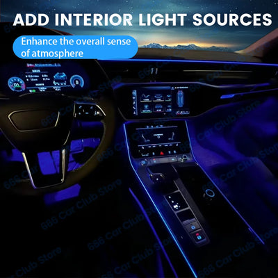 Éclairage d'Ambiance LED Audi A7 C8 2019-2024 - vue arrière - Becquet Voiture