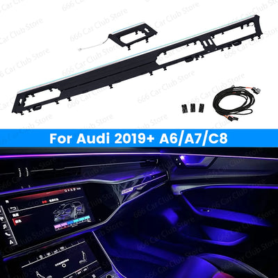 Éclairage d'Ambiance LED Audi A7 C8 2019-2024 - vue de face - Becquet Voiture