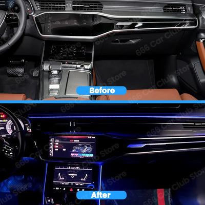Éclairage d'Ambiance LED Audi A7 C8 2019-2024 - vue de profil - Becquet Voiture