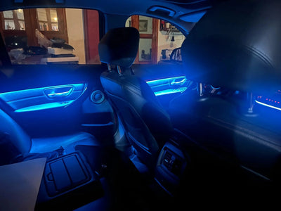 Éclairage d'Ambiance LED BMW F30 F31 (4 Portes) - vue arrière - Becquet Voiture