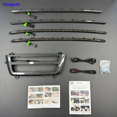 Éclairage d'Ambiance LED BMW F30 F31 (4 Portes) - vue de dessus - Becquet Voiture
