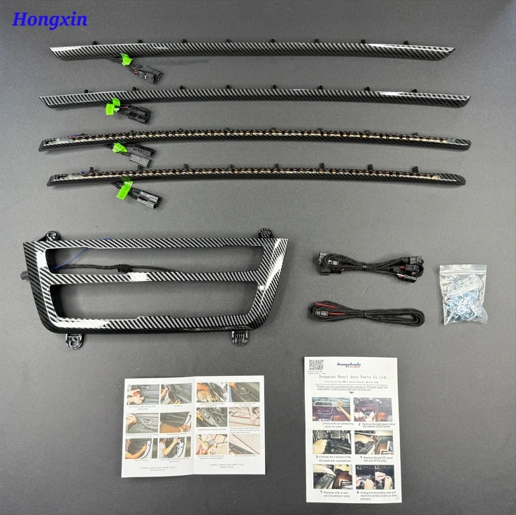 Éclairage d'Ambiance LED BMW F30 F31 (4 Portes) - vue de dessus - Becquet Voiture