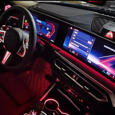 Éclairage d'Ambiance LED BMW Série 3 G20 M3 M4 X5 X6 X7 - vue de trois-quarts - Becquet Voiture