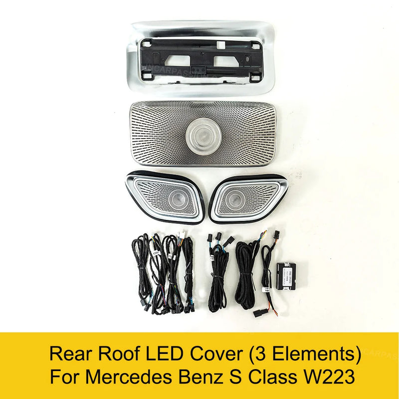 Éclairage d'Ambiance LED Mercedes Classe S W223 - en situation - Becquet Voiture