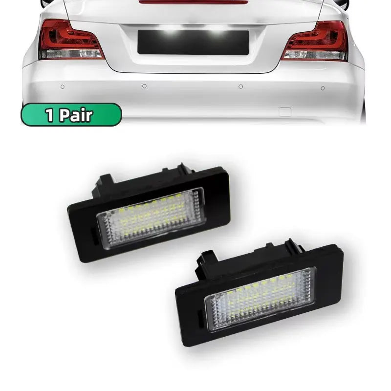 LED-Kennzeichenbeleuchtung BMW 3er 5er X5 X6 - Studio-Packshot - Becquet Voiture