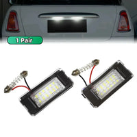 Éclairage de Plaque LED Mini Cooper R50-R59 Sans Erreur - détail du montage - Becquet Voiture