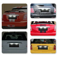 Éclairage de Plaque LED Mini Cooper R50-R59 Sans Erreur - vue arrière - Becquet Voiture