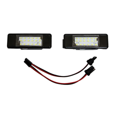 Éclairage de Plaque LED Nissan Qashqai X-Trail Juke - installé sur véhicule - Becquet Voiture