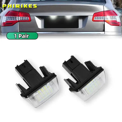 Éclairage de Plaque LED Peugeot 206 207 Citroën C3 C4 - détail du montage - Becquet Voiture