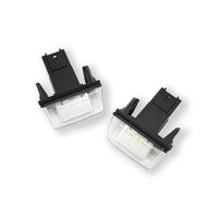 Éclairage de Plaque LED Peugeot 206 207 Citroën C3 C4 - vue de profil - Becquet Voiture