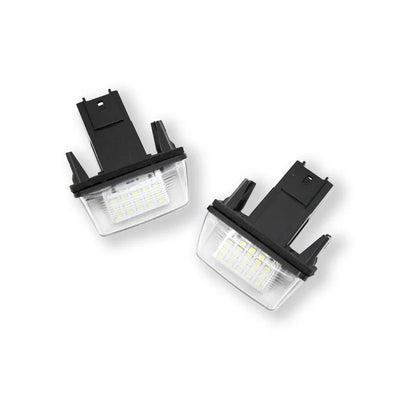 Éclairage de Plaque LED Peugeot 206 207 Citroën C3 C4 - vue de profil - Becquet Voiture