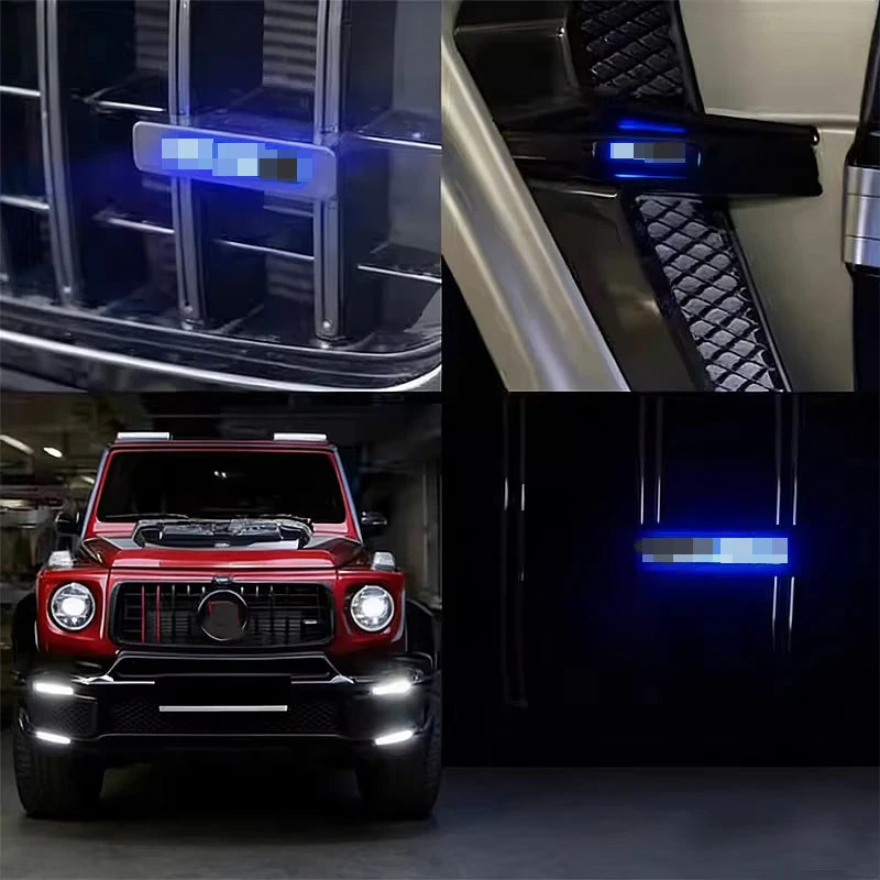 Éclairage LED Décoratif Calandre Mercedes Classe G W464 - vue de face - Becquet Voiture