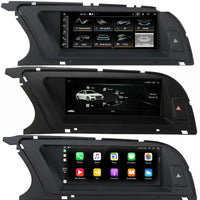 Ecran Autoradio Android Carplay Audi A4 A5 B8 Q5 - vue de trois-quarts - Becquet Voiture