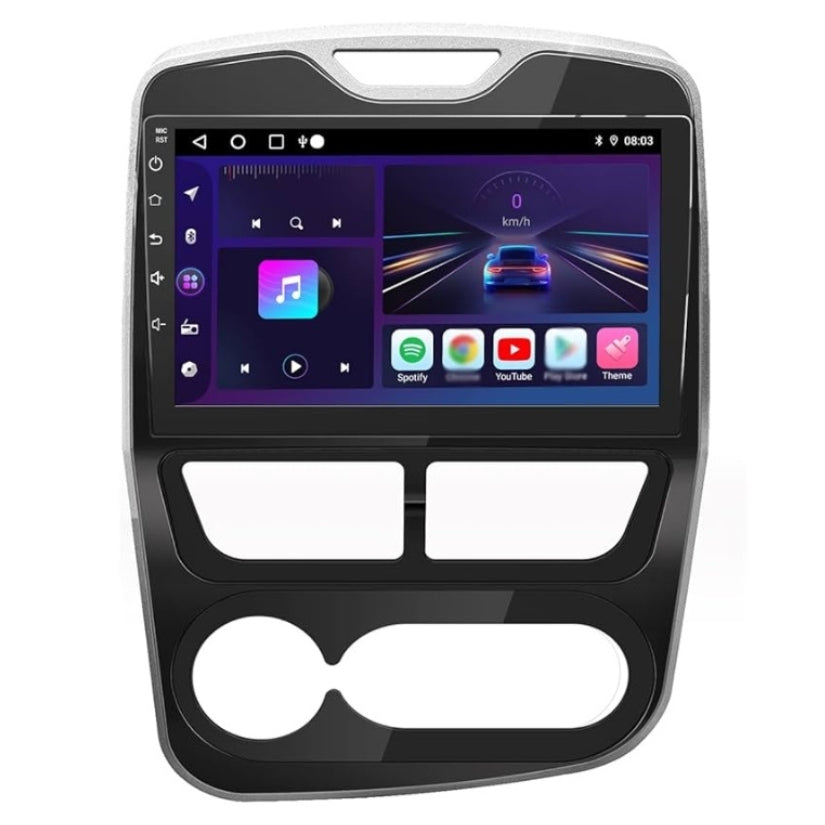 Ecran Autoradio Android Carplay Renault Clio 4 - vue de face - Becquet Voiture