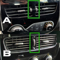 Ecran Autoradio Android Carplay Renault Clio 4 - vue de trois-quarts - Becquet Voiture