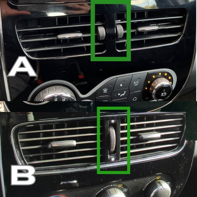 Ecran Autoradio Android Carplay Renault Clio 4 - vue de trois-quarts - Becquet Voiture