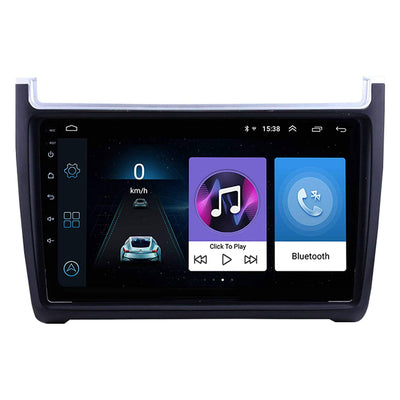 Ecran Autoradio Android CarPlay VW Golf 5 6 Polo - vue de dessus - Becquet Voiture