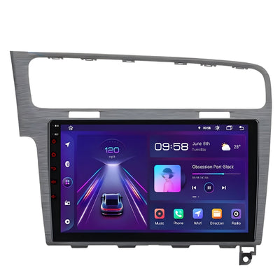 Ecran Autoradio Android CarPlay VW Golf 7 - installé sur véhicule - Becquet Voiture