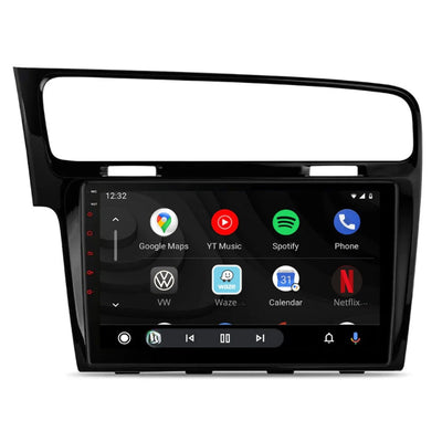 Ecran Autoradio Android CarPlay VW Golf 7 - packshot studio - Becquet Voiture