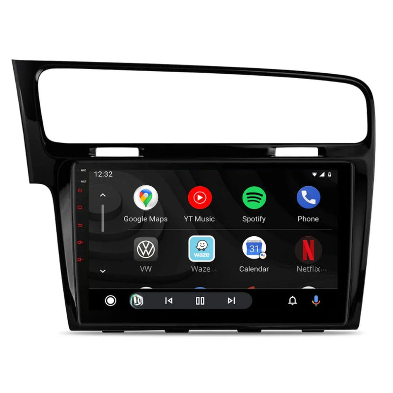 Ecran Autoradio Android CarPlay VW Golf 7 - packshot studio - Becquet Voiture