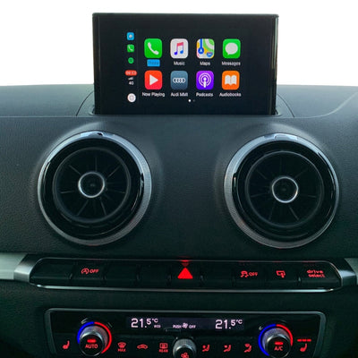 Ecran Autoradio Carplay Audi A3 8V - installé sur véhicule - Becquet Voiture