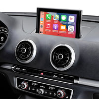 Ecran Autoradio Carplay Audi A3 8V - vue de trois-quarts - Becquet Voiture