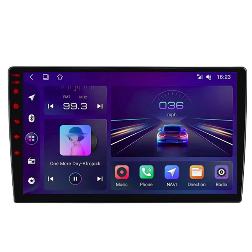 Ecran Autoradio Carplay Audi A4 B6 B7 9 Pouces - vue de face - Becquet Voiture