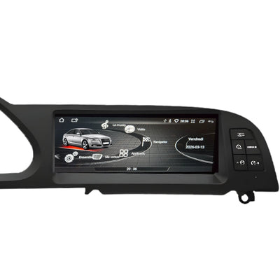 Ecran Autoradio Carplay Audi A6 C6 MMI 2G 3G - vue de face - Becquet Voiture