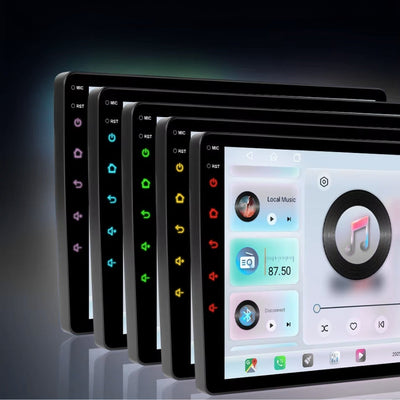 Ecran Autoradio Carplay Audi TT MK2 7 Pouces - installé sur véhicule - Becquet Voiture