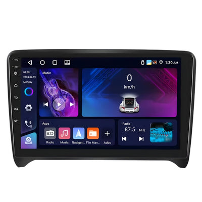 Ecran Autoradio Carplay Audi TT MK2 7 Pouces - vue de face - Becquet Voiture