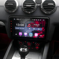 7-Zoll-CarPlay-Autoradio-Bildschirm für Audi TT MK2 - Dreiviertelansicht - Becquet Voiture