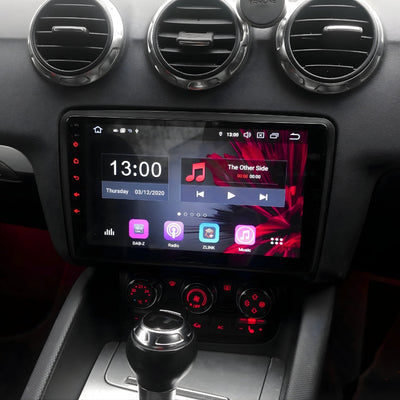 Ecran Autoradio Carplay Audi TT MK2 7 Pouces - vue de trois-quarts - Becquet Voiture