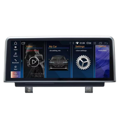 Ecran Autoradio Carplay BMW Serie 1 2 3 4 F20 F30 - packshot studio - Becquet Voiture