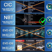 Ecran Autoradio Carplay BMW Serie 1 2 3 4 F20 F30 - vue de trois-quarts - Becquet Voiture