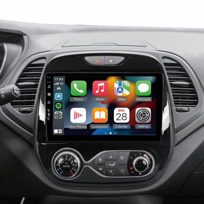Ecran Autoradio Carplay Renault Captur 2GB 32GB - vue de profil - Becquet Voiture