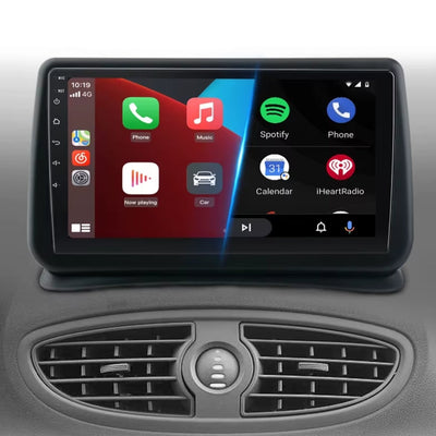 Ecran Autoradio Carplay Renault Clio 3 2GB 32GB - installé sur véhicule - Becquet Voiture