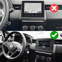 Ecran Autoradio Carplay Renault Clio 5 9.7 - installé sur véhicule - Becquet Voiture