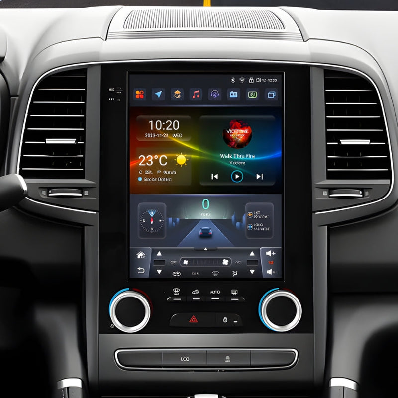 Ecran Autoradio Carplay Renault Megane 4 2GB 32GB - vue arrière - Becquet Voiture