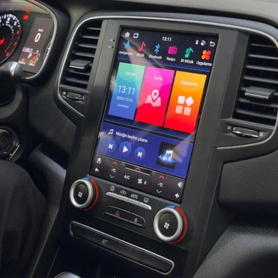 Ecran Autoradio Carplay Renault Megane 4 2GB 32GB - vue de profil - Becquet Voiture