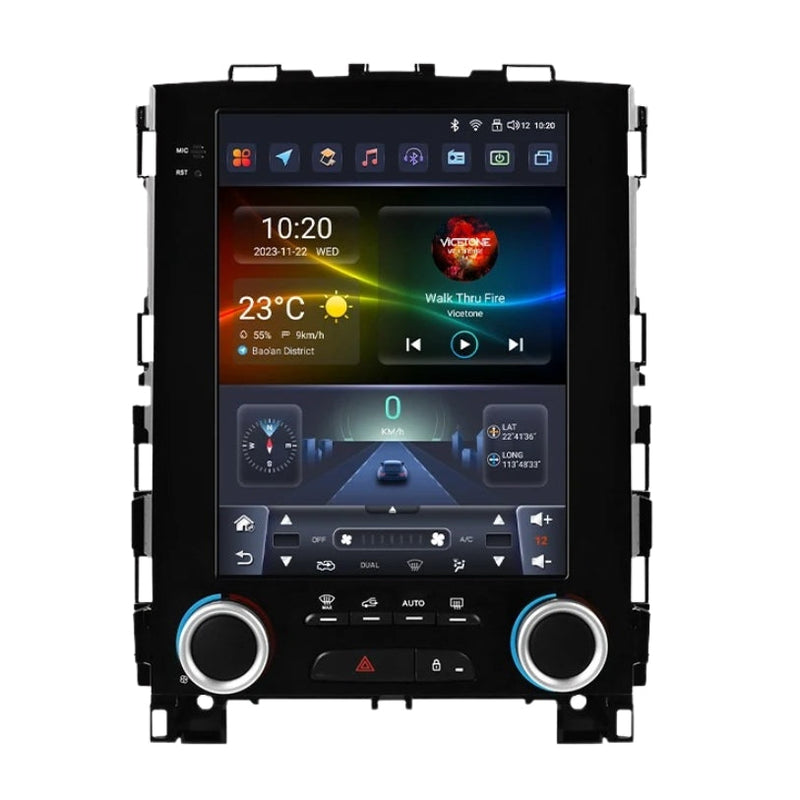 Ecran Autoradio Carplay Renault Megane 4 2GB 32GB - vue de trois-quarts - Becquet Voiture
