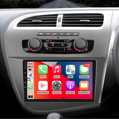 Ecran Autoradio Carplay Seat Leon 1P 9 Pouces - vue de profil - Becquet Voiture