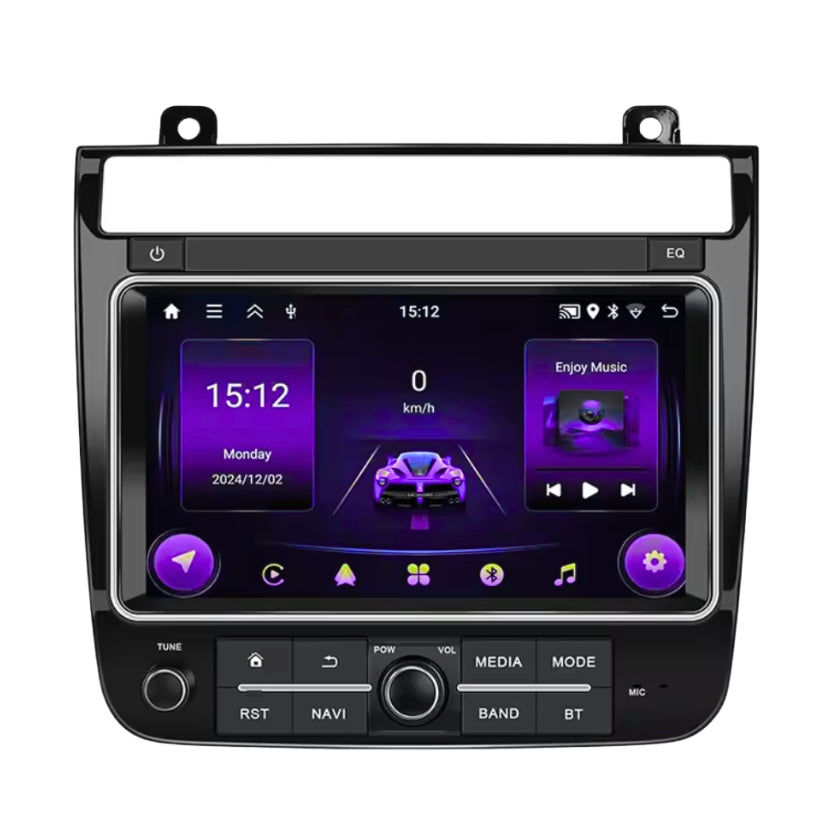 Ecran Autoradio Carplay VW Touareg 2 7 Pouces - vue de face - Becquet Voiture