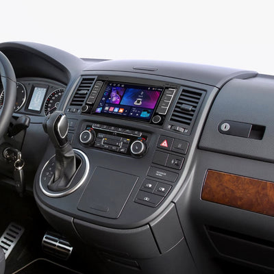Ecran Autoradio Carplay VW Touareg T5 7 Pouces - packshot studio - Becquet Voiture