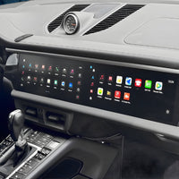 Ecran Carplay Double Porsche Macan 2GB 32GB - vue de profil - Becquet Voiture