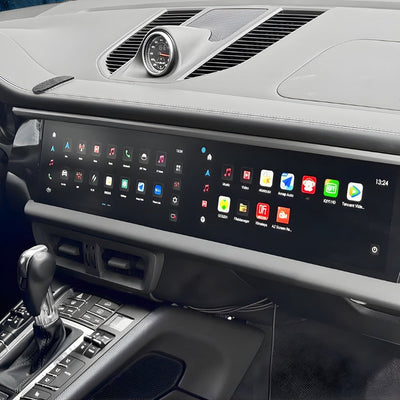 Ecran Carplay Double Porsche Macan 2GB 32GB - vue de profil - Becquet Voiture