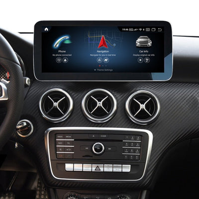 Ecran Carplay Mercedes Classe A W176 10.25 - vue de profil - Becquet Voiture