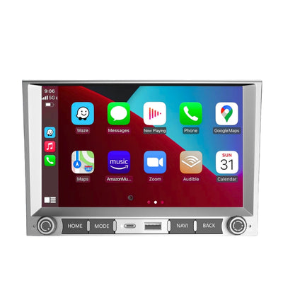 Ecran Carplay Porsche 911 997 Cayman 987 Boxster - vue arrière - Becquet Voiture
