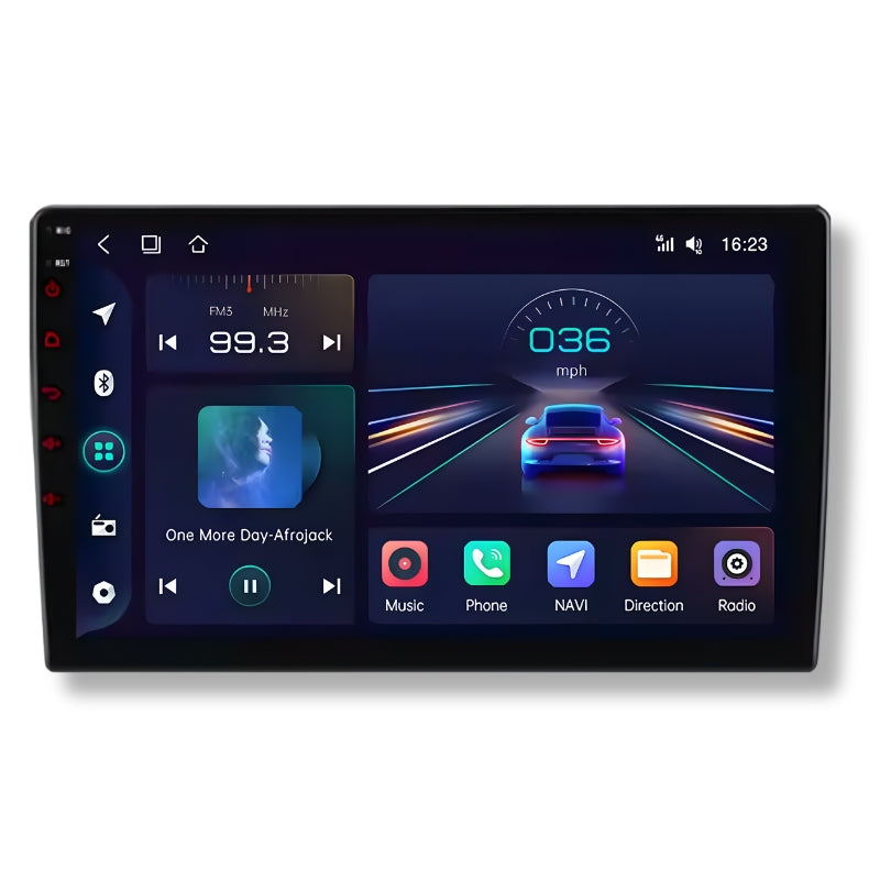 Ecran Carplay Porsche Cayenne 1 2002-2010 - vue de face - Becquet Voiture
